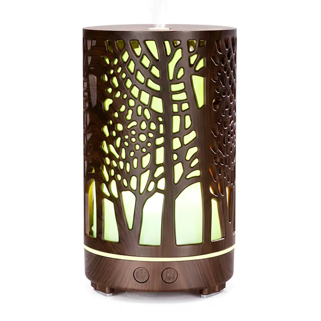 Humidificador USB Arbol de Madera 15x9cm 200ml (Sin filtro - apto aceites) 