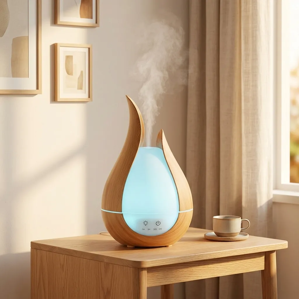 Humidificador USB Huevo RGB Deluxe 21x8cm 200ml (Sin filtro - apto aceites) 