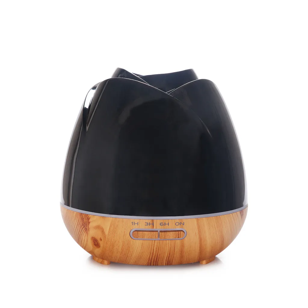 Humidificador USB Rosa Negra 16x16cm 400ml (Sin filtro - Apto Aceite)