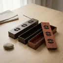 Caja Guarda y Portasahumerio Grande de Lotos (26x6x4 cm)