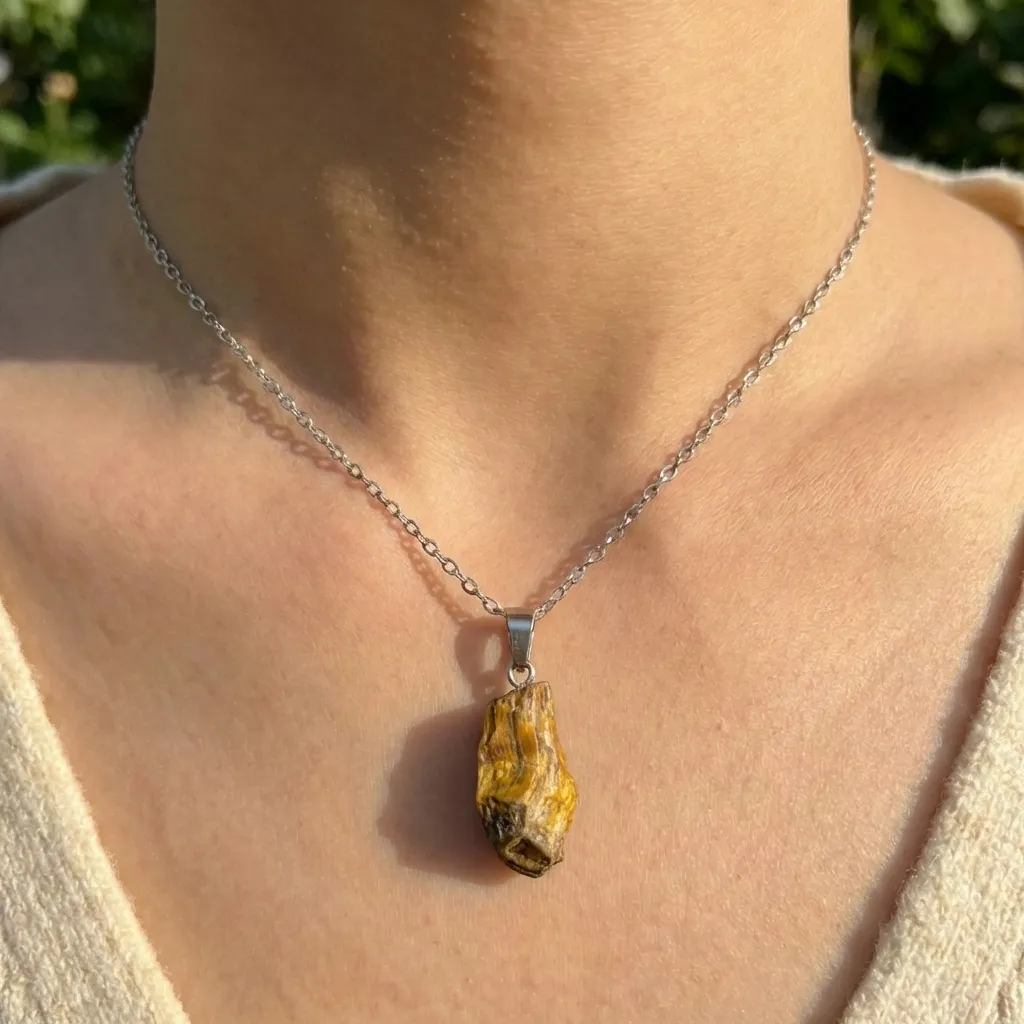 Dije en bruto Ojo de Tigres 