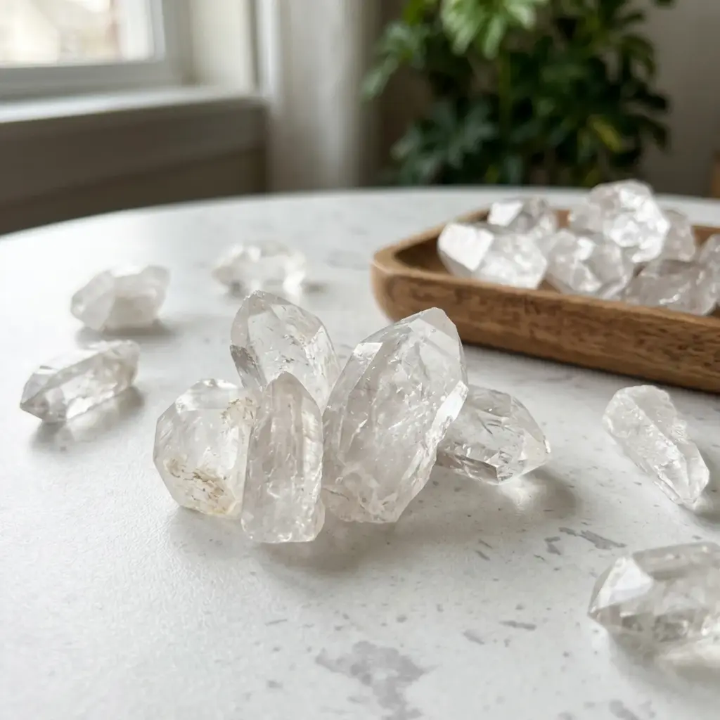 100g de Cuarzo Cristal en Bruto 
