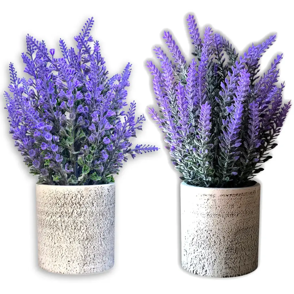 Maceta Flores de Lavanda (24x8cm)