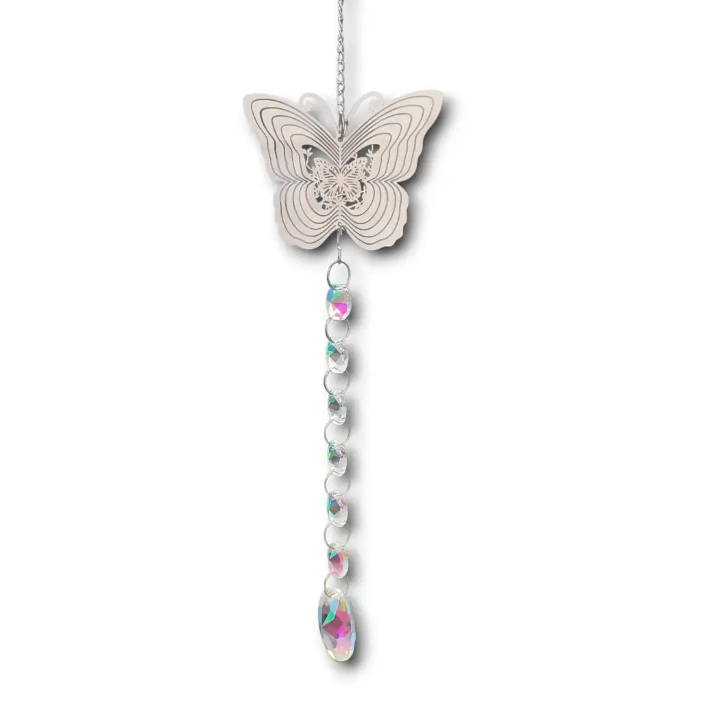 Colgante Atrapasol Tornasol - Mariposa (43x8cm)   