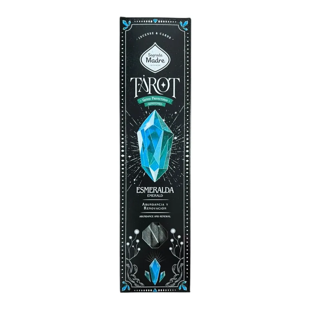 Sahumerio Tarot Gemas Protectoras S.M. - Esmeralda