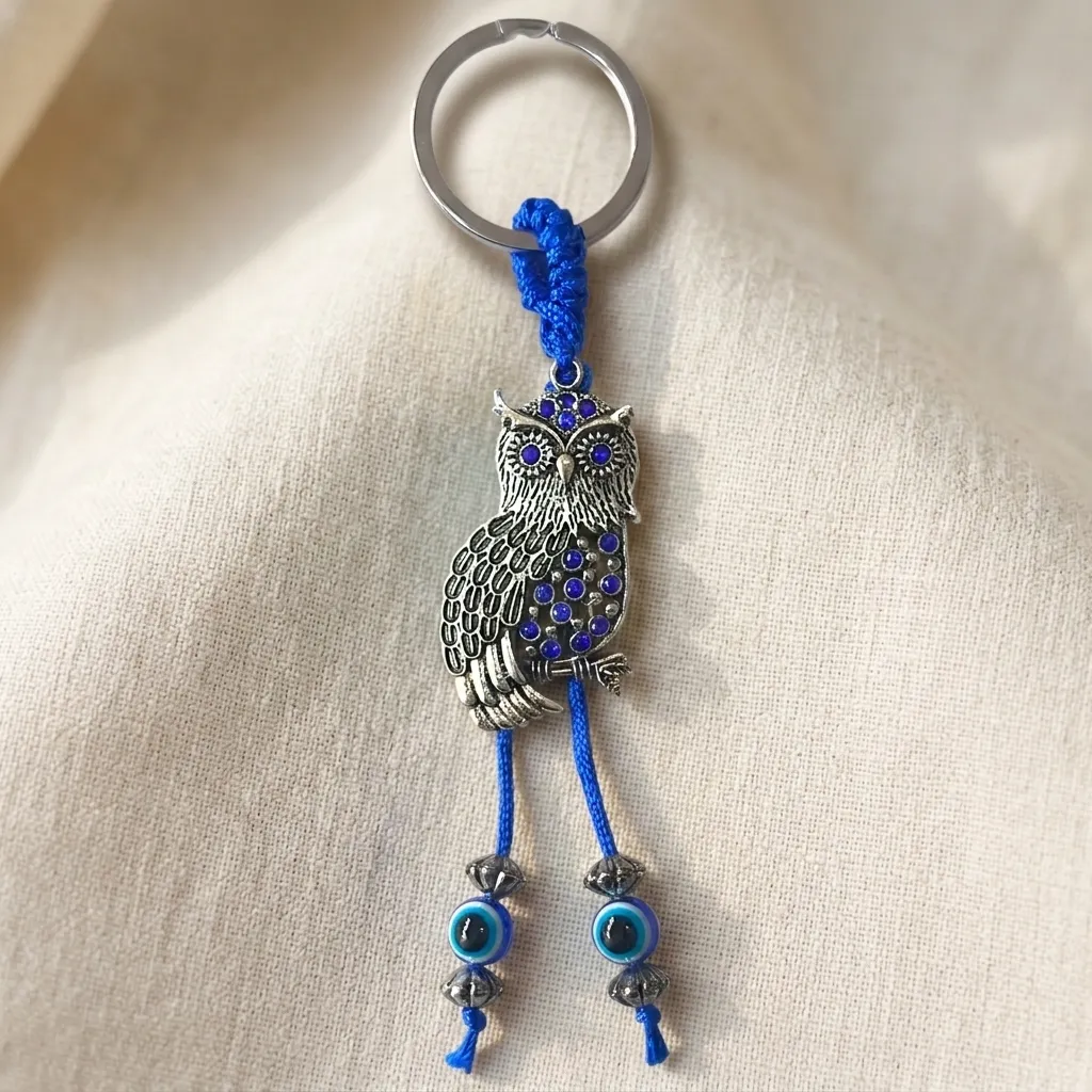 Llavero Buho de Poder (12x2cm)