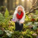 Duende Chamana - Amatista & Cuarzo Rosa (20cm)