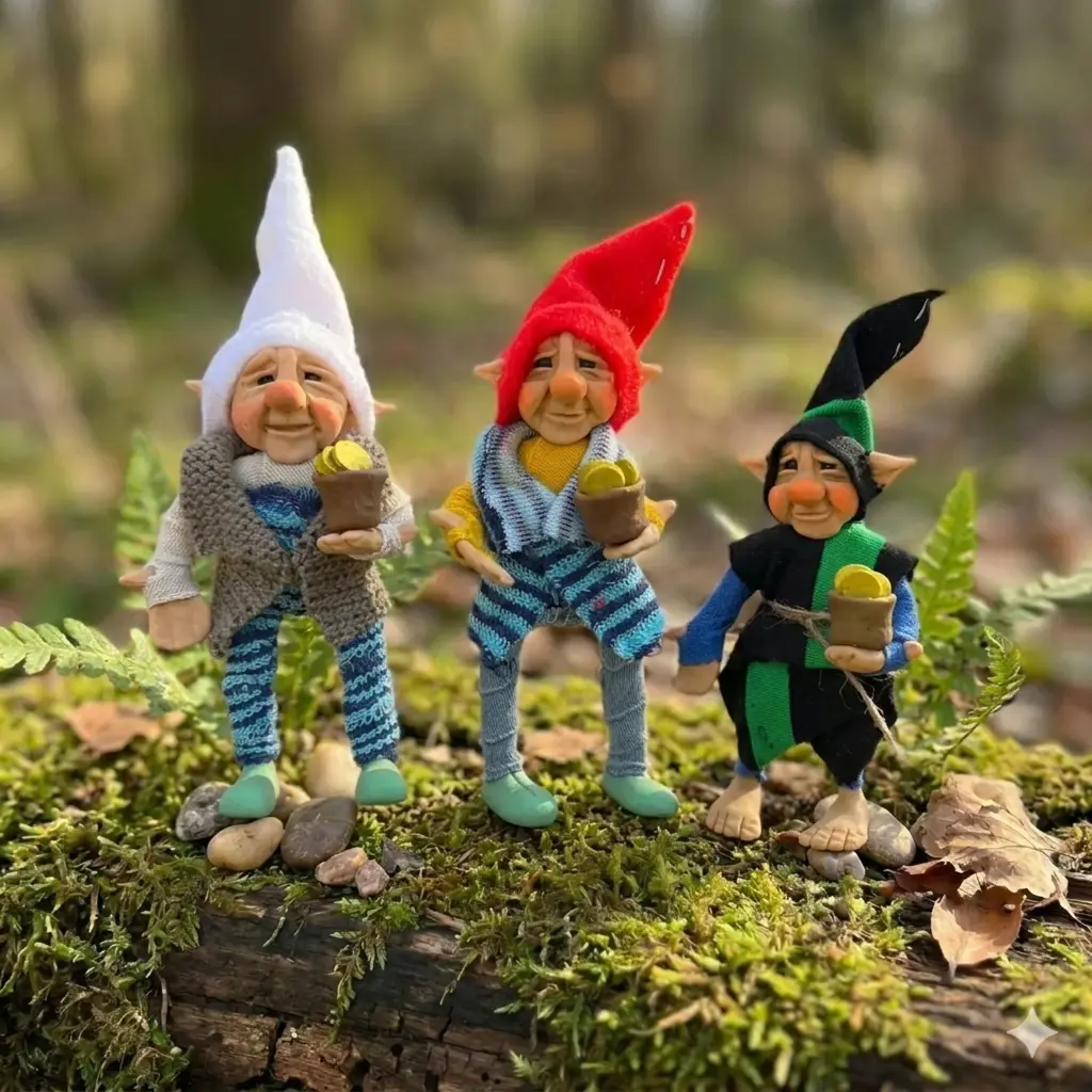 Duende de la Abundancia - Con Moneditas (10cm)