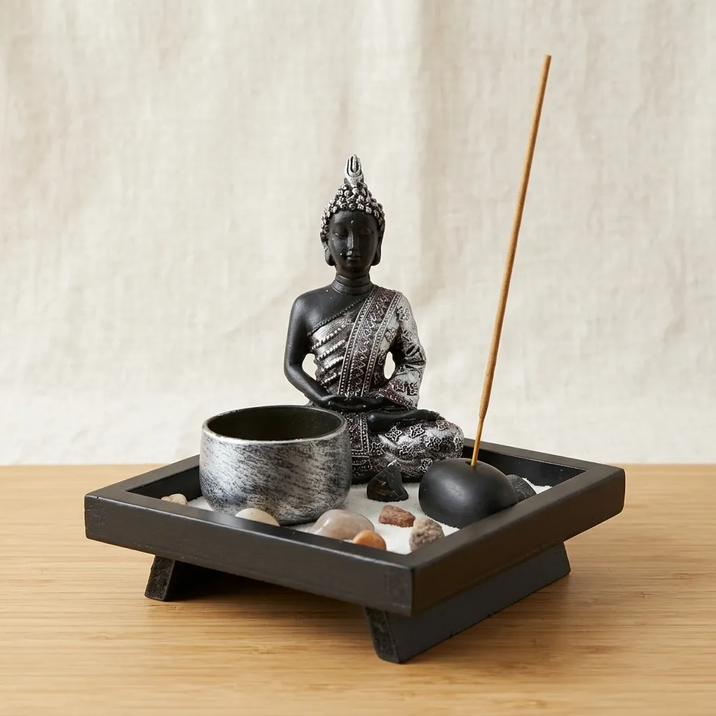 Jardín Zen - Buda (13x13cm)