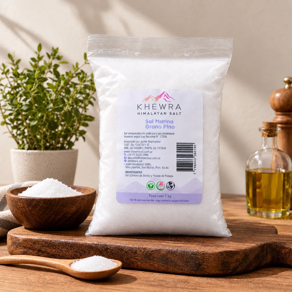 1kg Sal del Himalaya Marina Fina (Bolsa Ziploc)