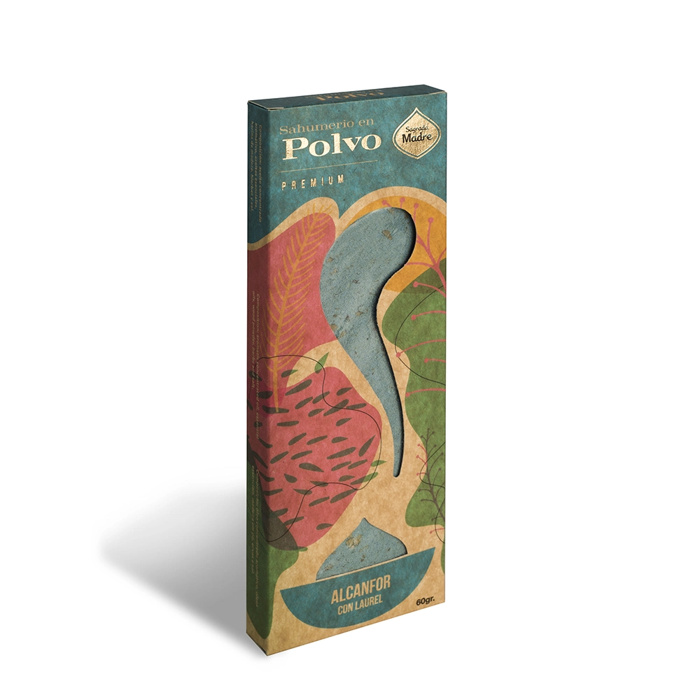 Sahumerio en Polvo S.M. Alcanfor con Laurel