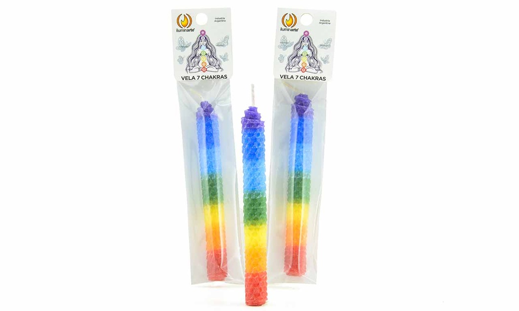 Vela de miel  7 Chakras