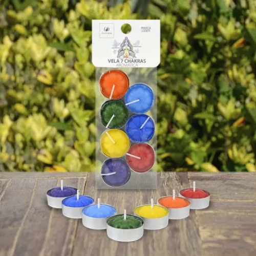Velas de noche 7 chakras