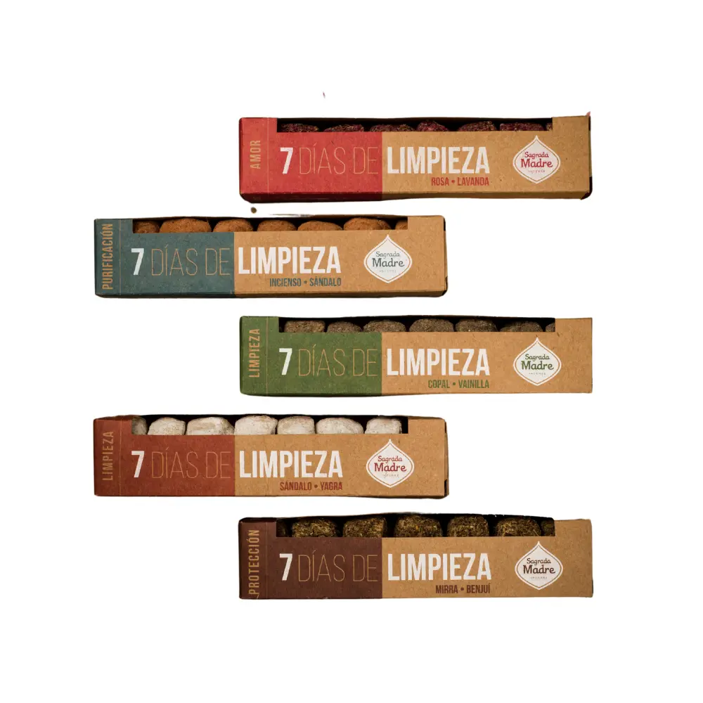 Pastillas S.M. 7 días de limpieza AROMAS