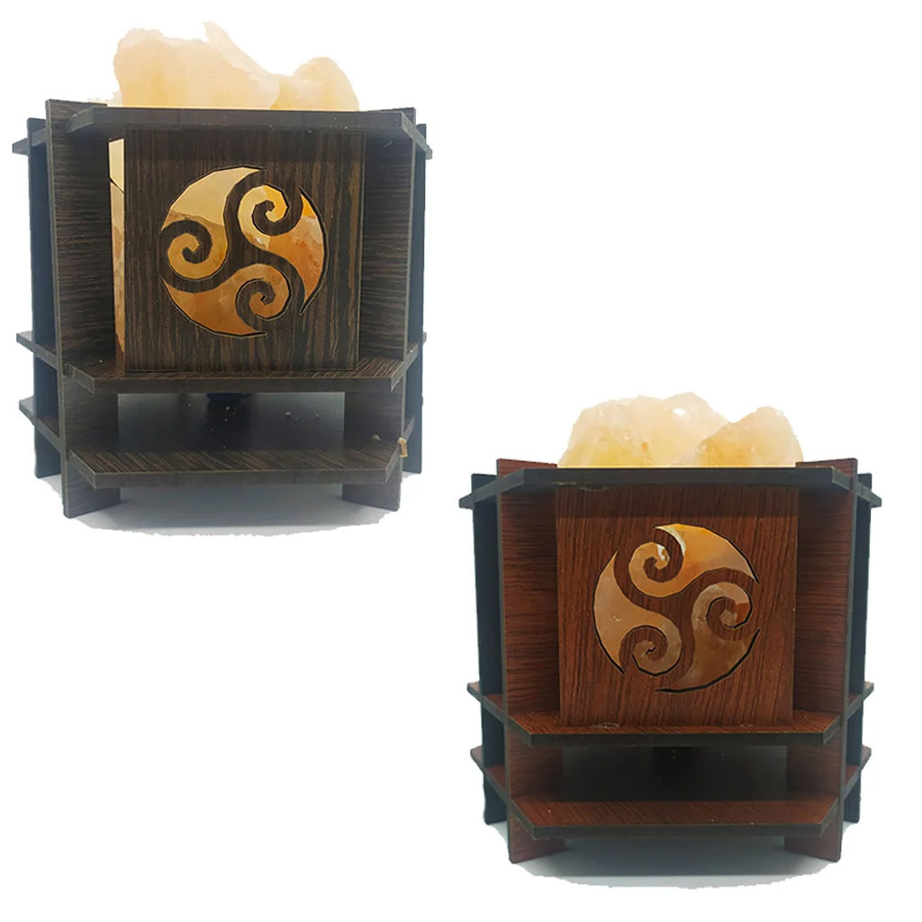 Lámpara de Sal Hex. Trisquel