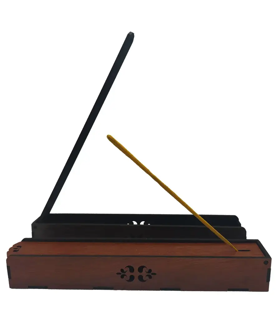 Caja Guarda y Portasahumerio Madera (Color surtido)