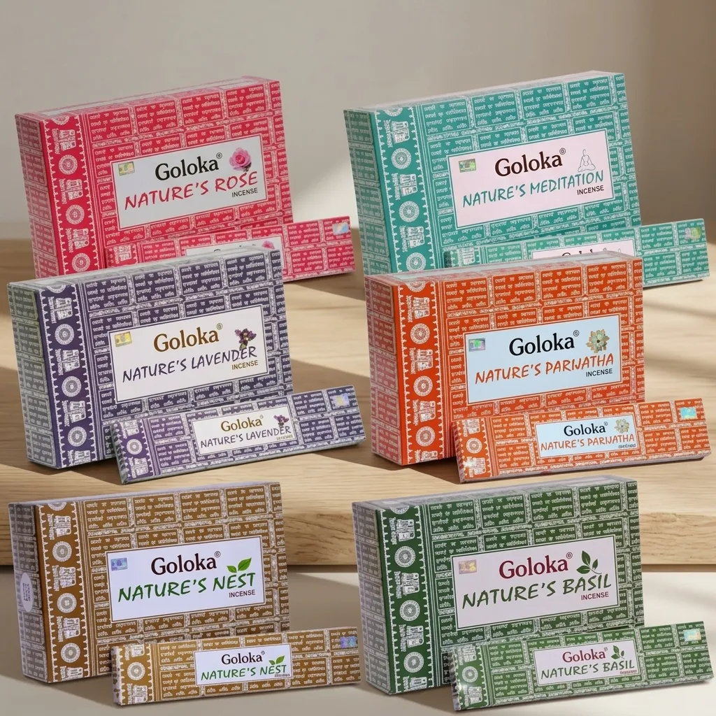Sahumerio Goloka Linea Natural (12 cajas)