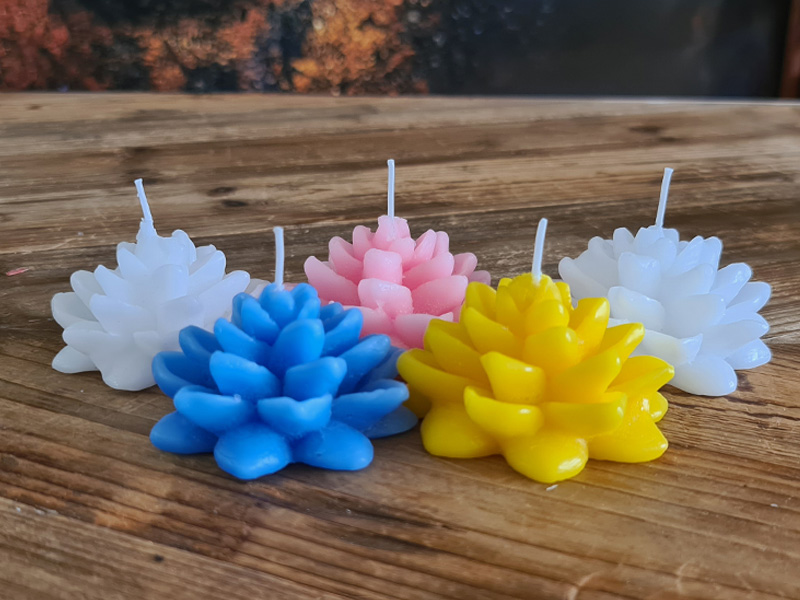Vela Flor de Loto