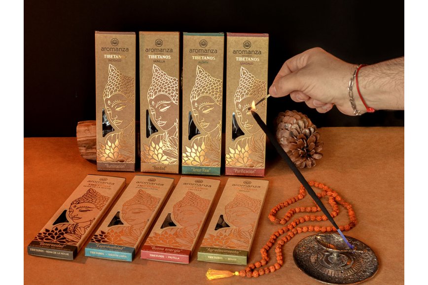 Sahumerio Tibetano Black Aromanza
