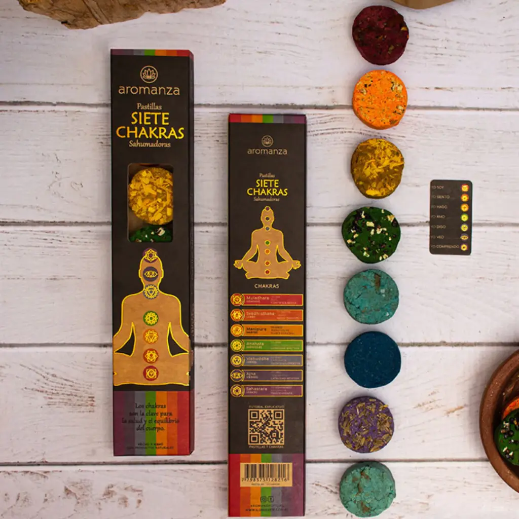 Pastillas 7 Chakras Aromanza