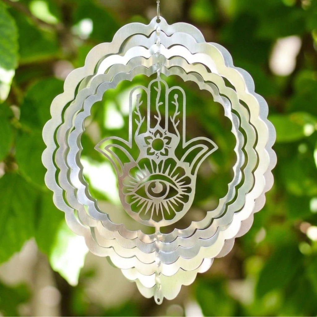 WindSpinner 20cm - Mano Fátima (Acero Inox.)