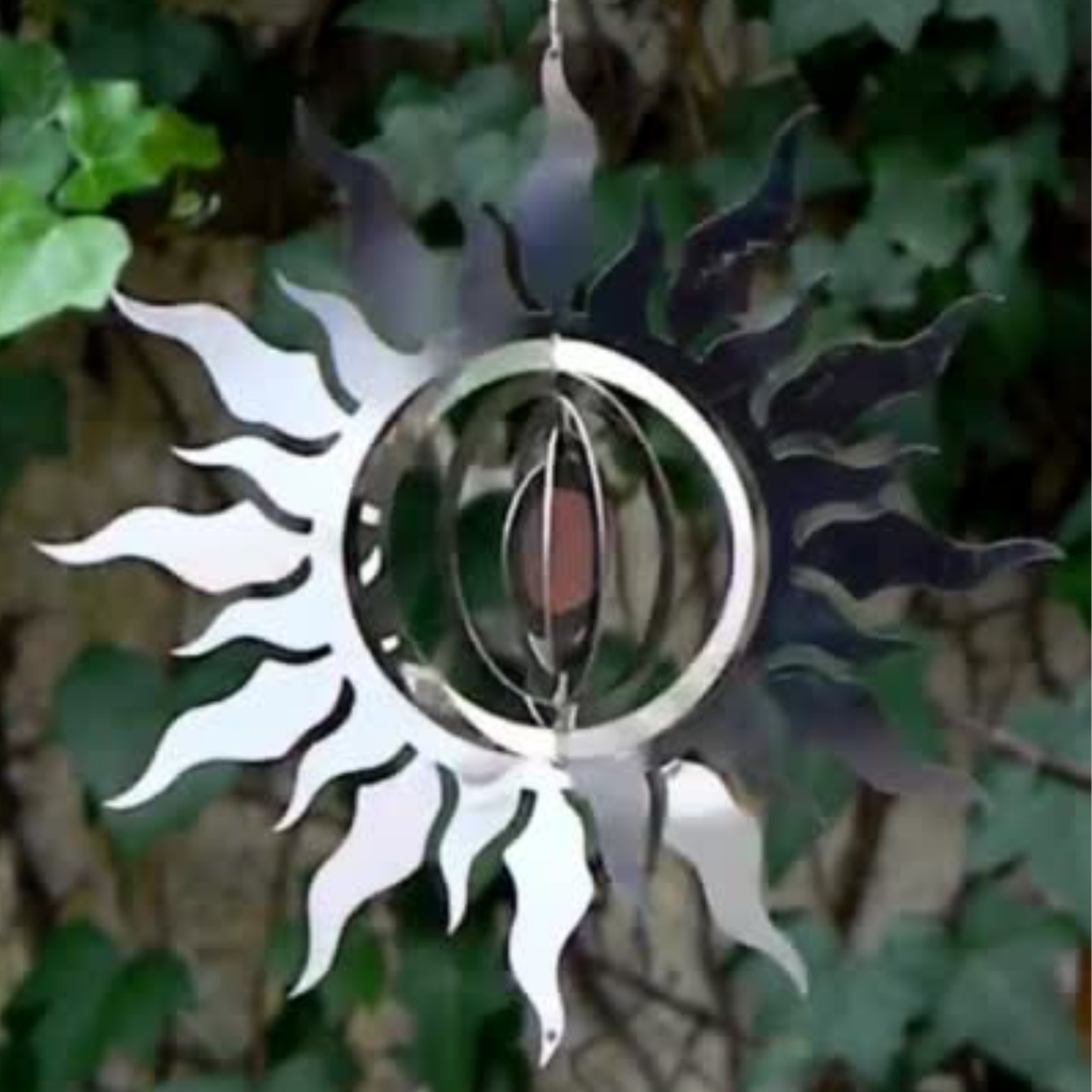 WindSpinner 20cm - Sol Radiante (Acero Inox.)