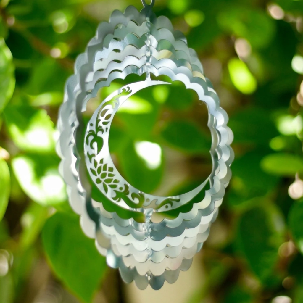 WindSpinner 20cm - Luna mágica (Acero Inox.)