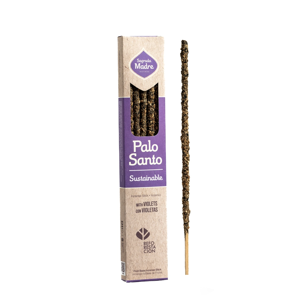 Sahumerio S.M. Palo Santo con Violetas