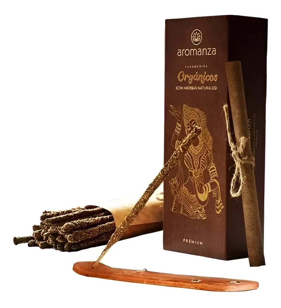 Box x30 Sahumerio Orgánicos + Portasahumerio Aromanza