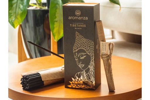 Box x30 Sahumerio Tibetanos + Portasahumerio Aromanza
