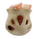 Lámpara de Sal Copa de pétalos 10x10cm