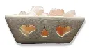 Lámpara de Sal Cuenco Maceta Jardín 16x7cm