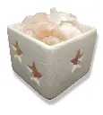 Lámpara de Sal Cuenco cuadrado 9x7cm