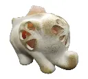 Lámpara de Sal Elefante grande de pétalos 20x14cm
