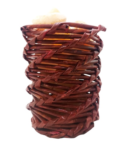 Lámpara de sal N°16 Espiral divina 12x8cm