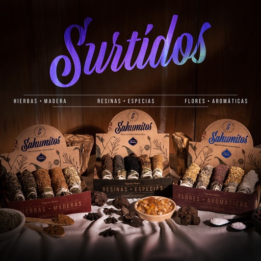 Sahumitos x5 Surtidos S.M.