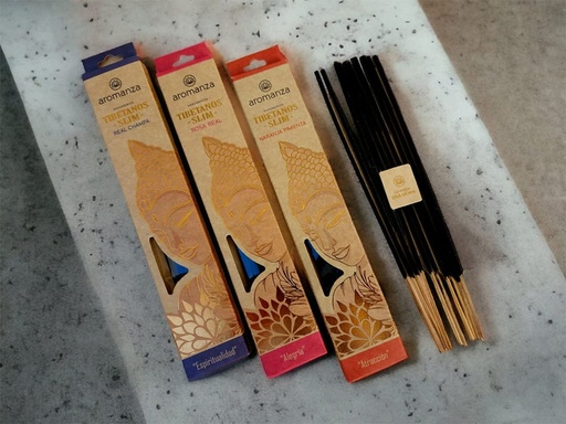 Sahumerio Tibetano Slim Aromanza (x10)