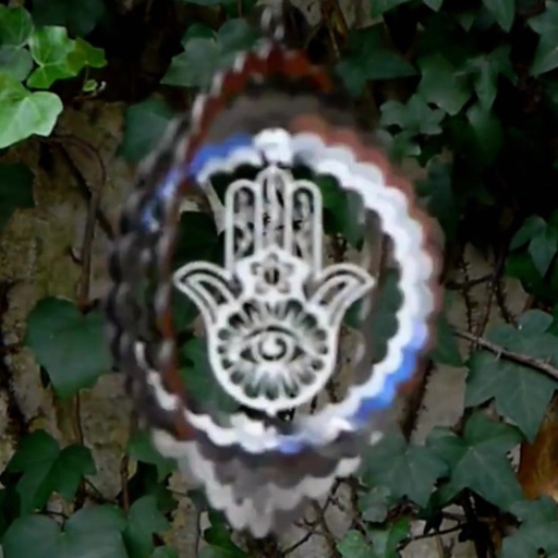 [WINA20-009] WindSpinner 20cm - Mano Fátima (Acero Inox.)