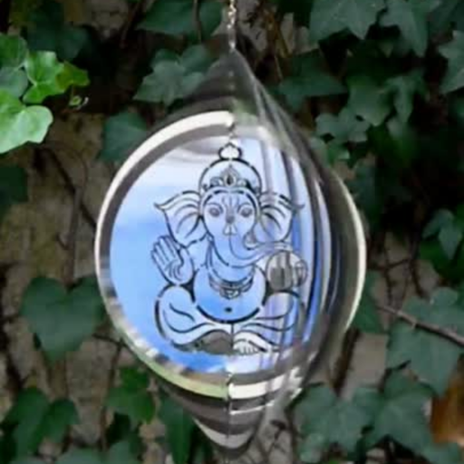 [WINA20-005] WindSpinner 20cm - Ganesha (Acero Inox.)