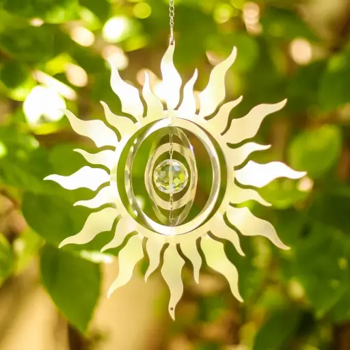 [WINA20-012] WindSpinner 20cm - Sol Radiante (Acero Inox.)