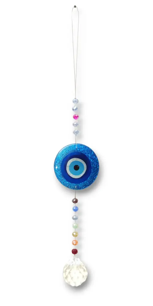 Atrapasol con Ojo turco en Resina - 35cm