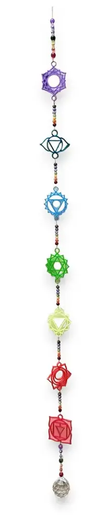 Atrapasol grande simbolos 7 chakras - 115cm