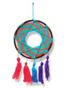 Atrapasueños - Mandala tricolor (Aro 16cm)