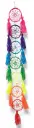 Atrapasueños - Tira 7 chakras (Aros 6,5cm)