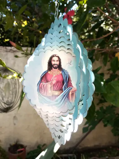 [WINP20-013] WindSpinner 20cm - Jesús (Pintado ambos lados)