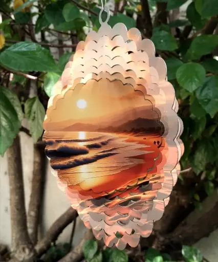[WINP20-017] WindSpinner 20cm - Mar Sereno (Pintado ambos lados)