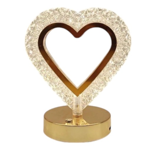 Lámpara Corazón 3 Colores - Recargable USB