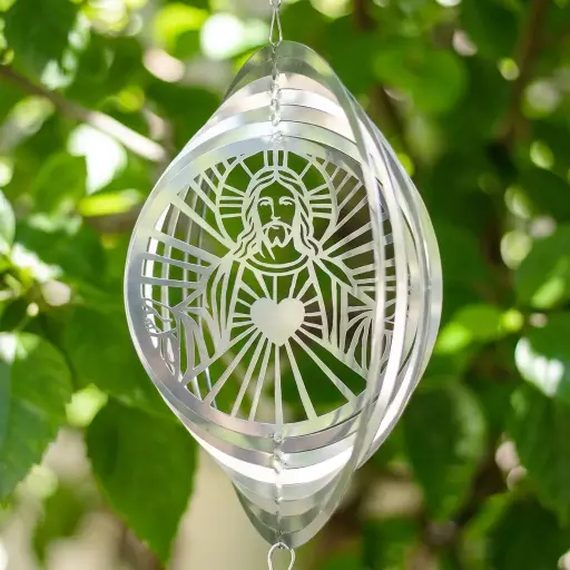 [WINA20-019] WindSpinner 20cm - Jesús (Acero Inox.)