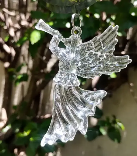 [IMP-001] Ángel de Acrílico para Colgar (10,5x7,5cm)