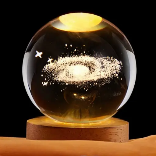 Lampara Esfera de Vidrio - Galaxia (6cm)